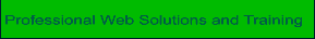 Professional Web Solutions and Training